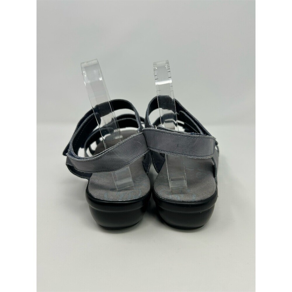 Propét Aurora Strappy Slingback Comfort Sandals Gray Blue Size 10.5 XX(4E) - Picture 8 of 13